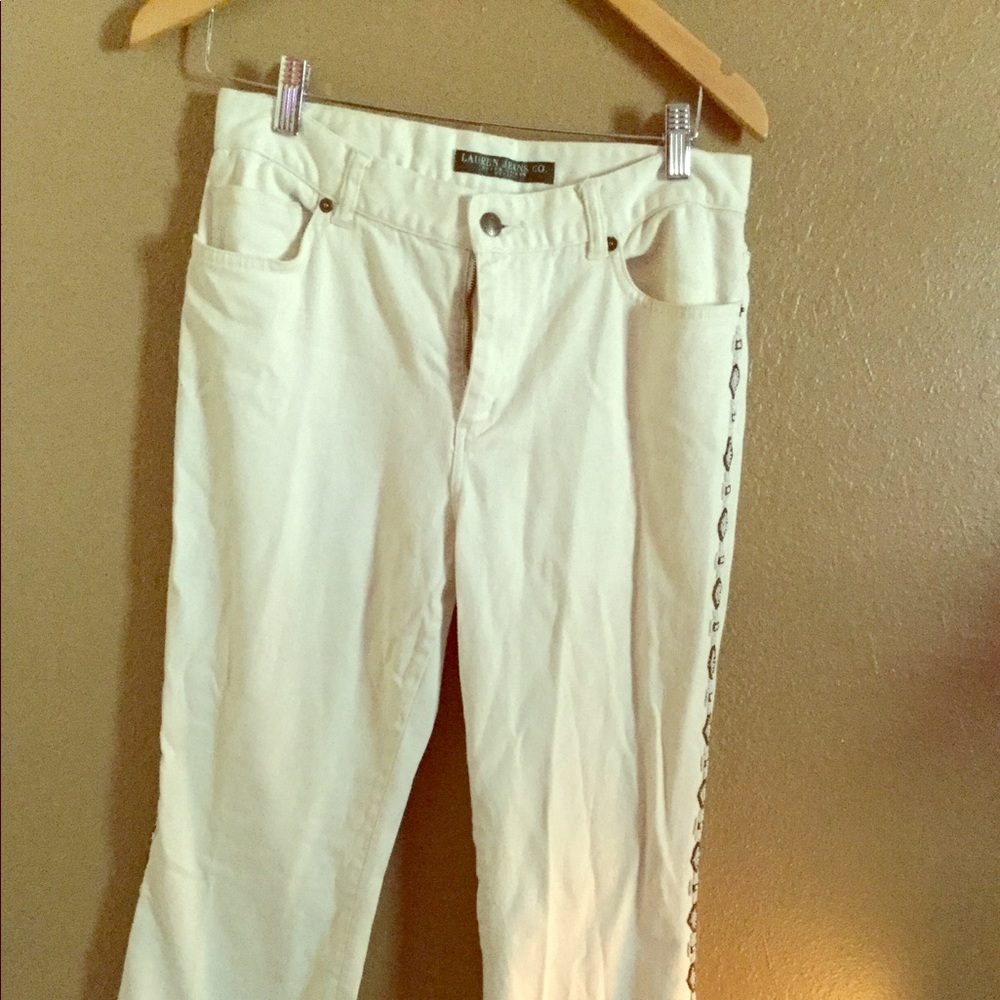 Pantalón color crema